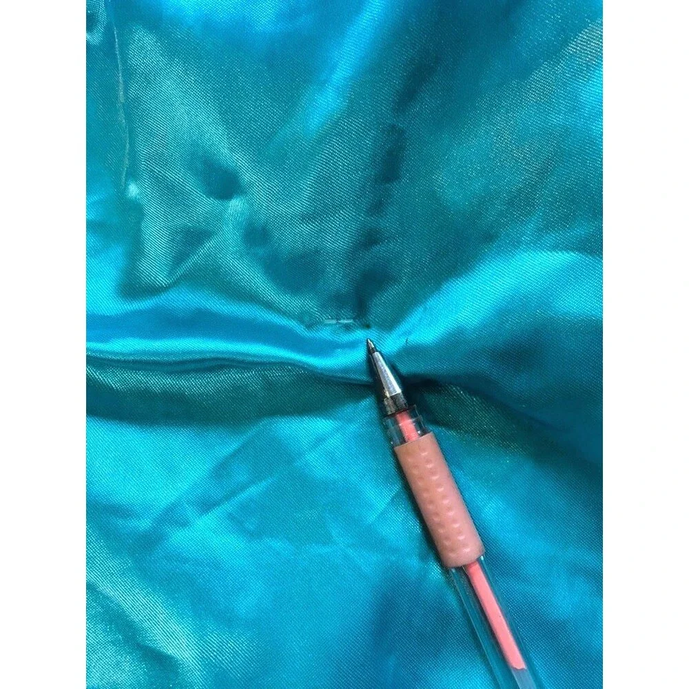 Disney Princess Ariel Little Mermaid Dress Costume w/ Crown & Purse - Size 4-6X - Picture 16 of 16